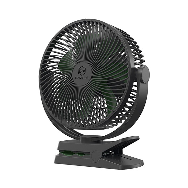 LEMOISTAR 10000 mAh Battery Operated Clip on Fan, 4 Powerful Wind Speeds, 8 Inch, Max 38 Hrs, Rechargeable, USB Powered Stroller Fans, Quiet, Portable Personal Fan.