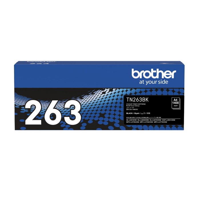 [ORIGINAL] Brother Toner Cartridge TN-263 Black Cyan Magenta Yellow 