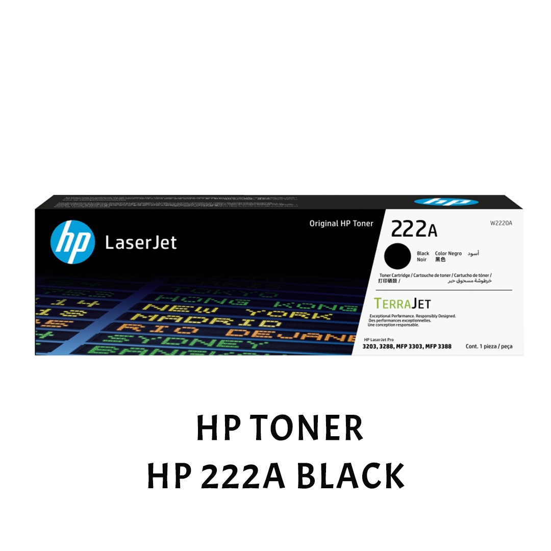 [ORIGINAL] HP Toner Cartridge 222A Black Cyan Magenta Yellow W2220A W2221A W2222A W2223A