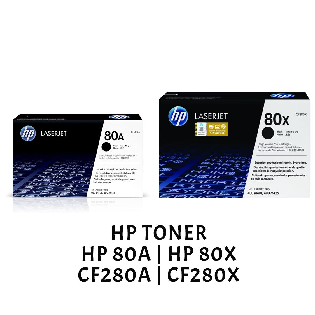 [ORIGINAL] HP Toner Cartridge 80A / 80X Black CF280A CF280X