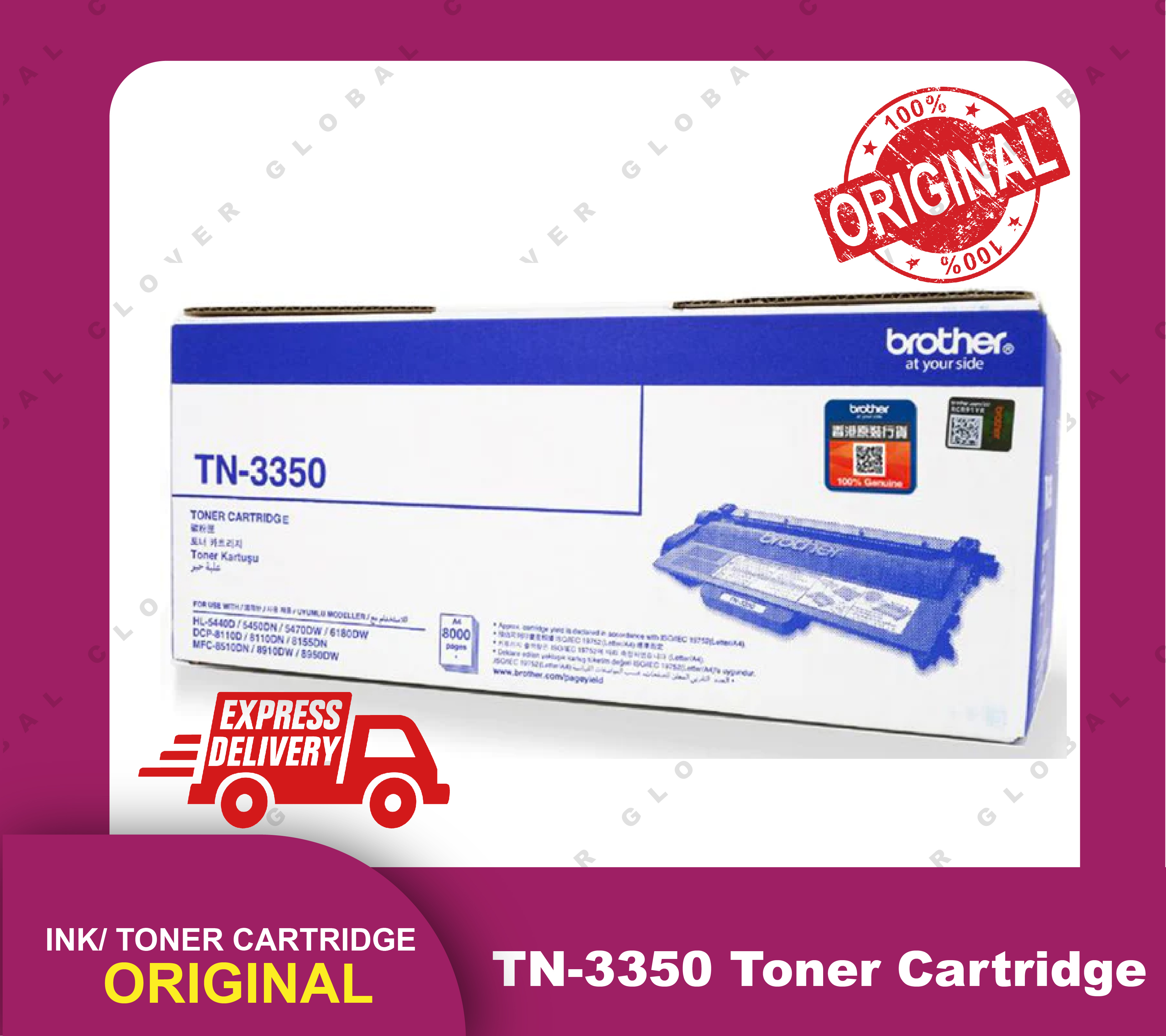 [ORIGINAL] Brother Toner Cartridge TN-3350