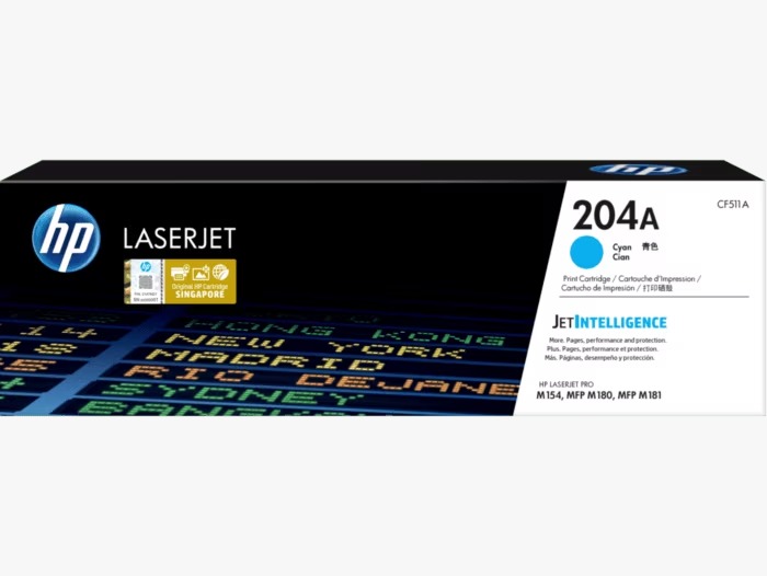[ORIGINAL] HP Toner 204A Black Cyan Magenta Yellow CF510A CF511A CF512A CF513A