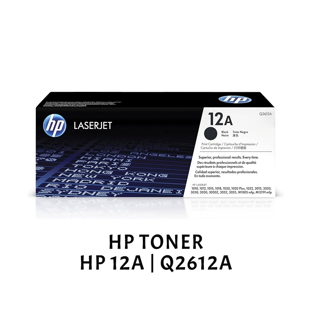 [ORIGINAL] HP Toner Cartridge 12A Black Q2612A