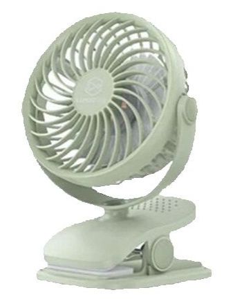 LEMOISTAR Grip 5 Blade 4000 10000mah Electric Auto Rotation Cooling Oem Table Outdoor Mini Fan Usb Rechargeable Baby Stroller Clip on Fan