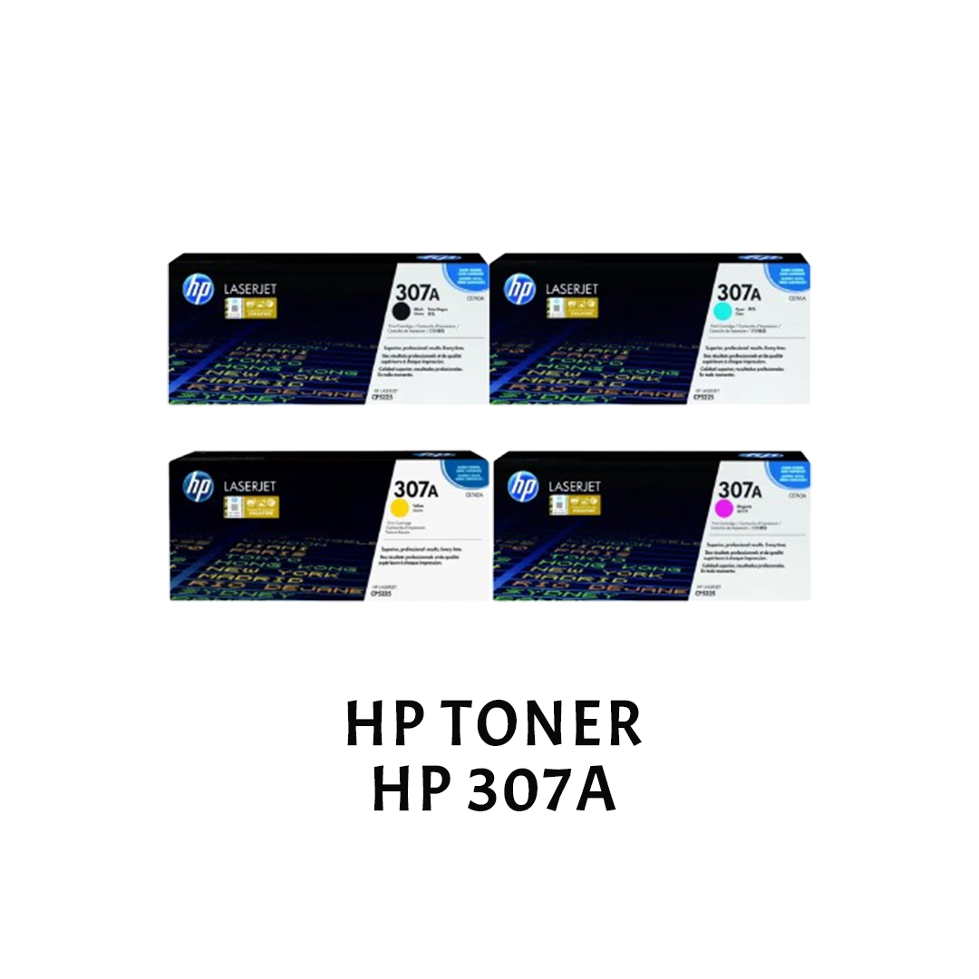 [ORIGINAL] HP Toner 307A Black Cyan Magenta Yellow CE740A CE741A CE742A CE743A