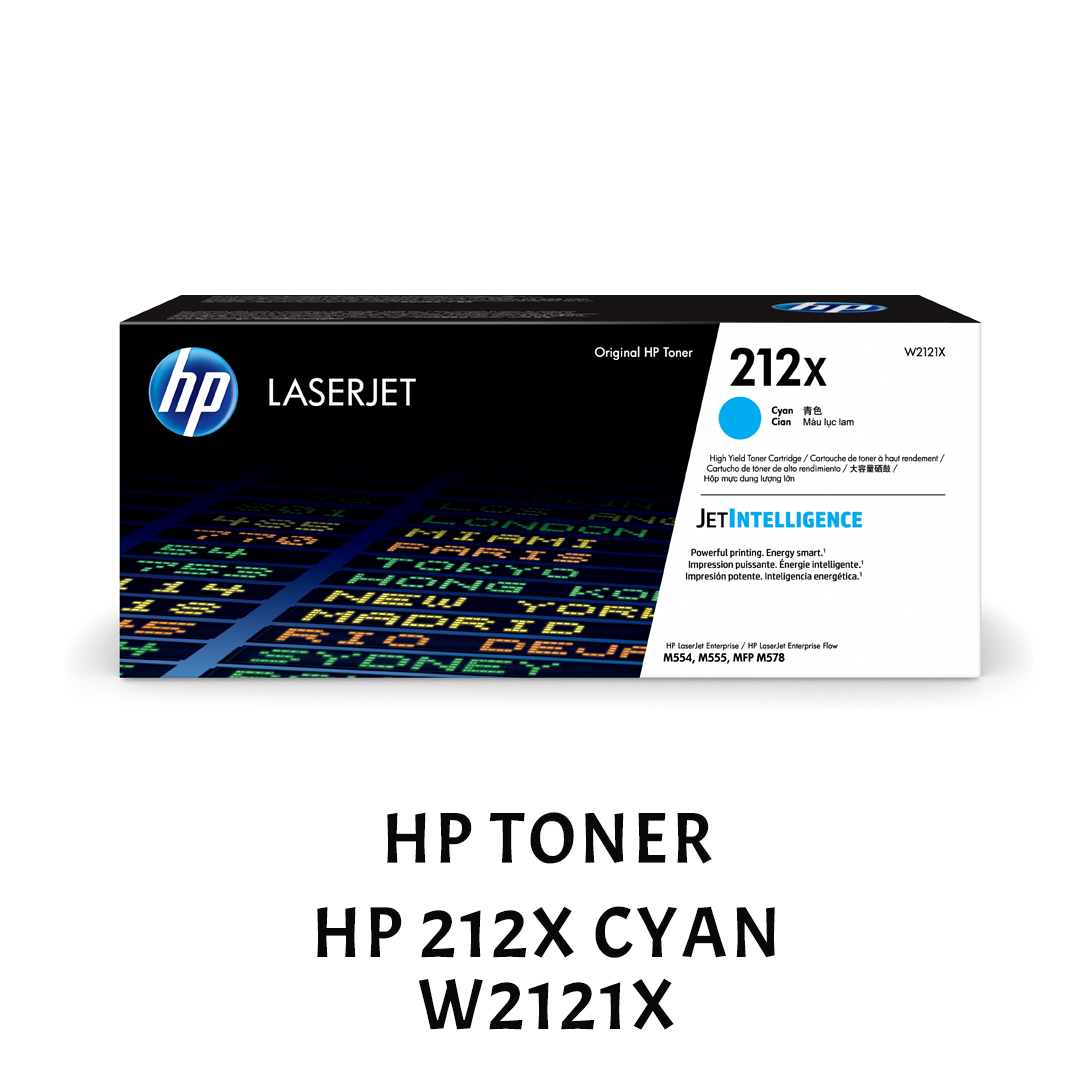 [ORIGINAL] HP Toner Cartridge 212X Black Cyan Magenta Yellow W2120X W2121X W2122X W2123X