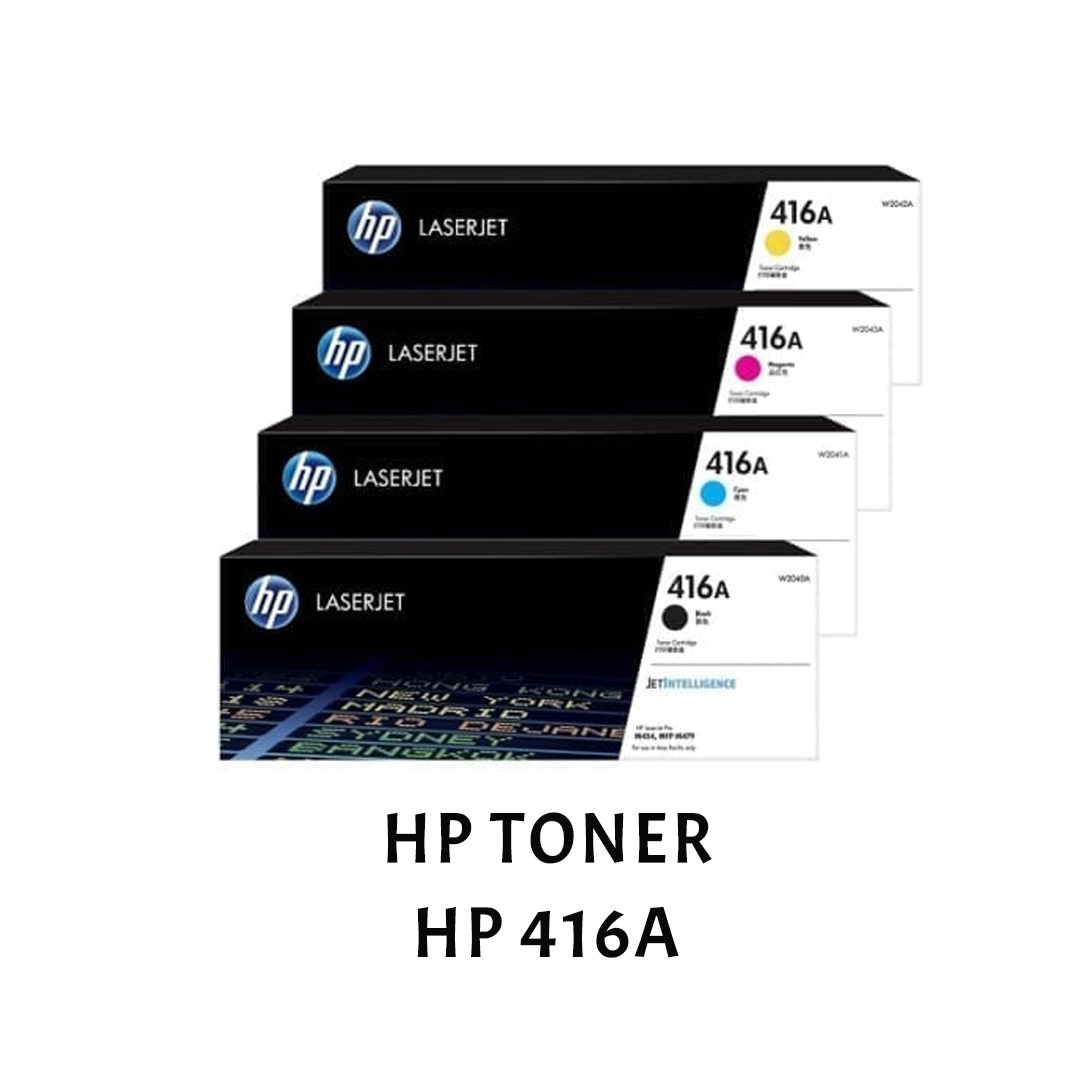 [ORIGINAL] HP Toner Cartridge 416A Black Cyan Magenta Yellow W2040A W2041A W2042A & W2043A