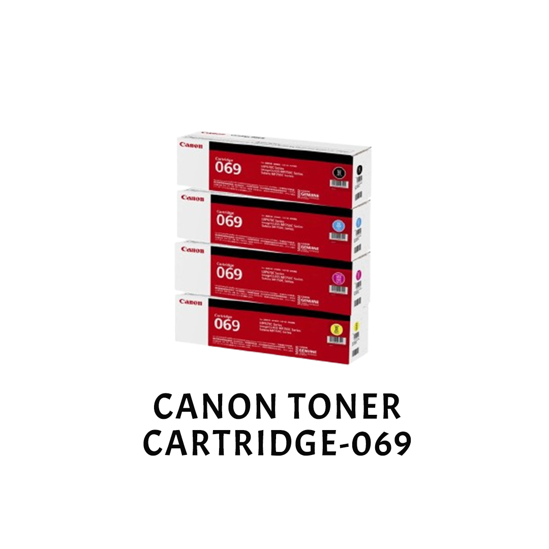 [ORIGINAL] Canon Toner Cartridge 069 Black Cyan Magenta Yellow