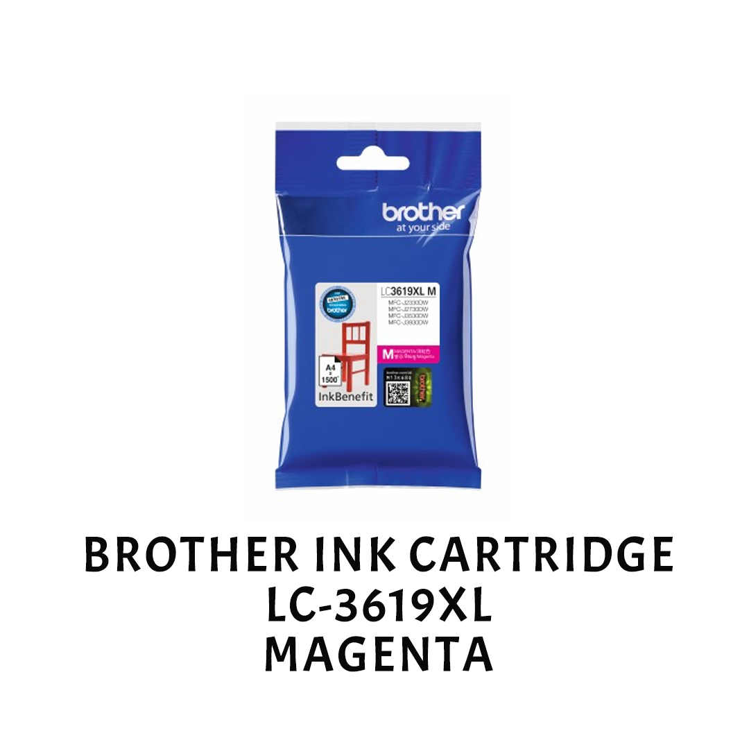 [ORIGINAL] Brother Ink Cartridges LC3619XL LC 3619 XL LC-3619XL Black Cyan Magenta Yellow