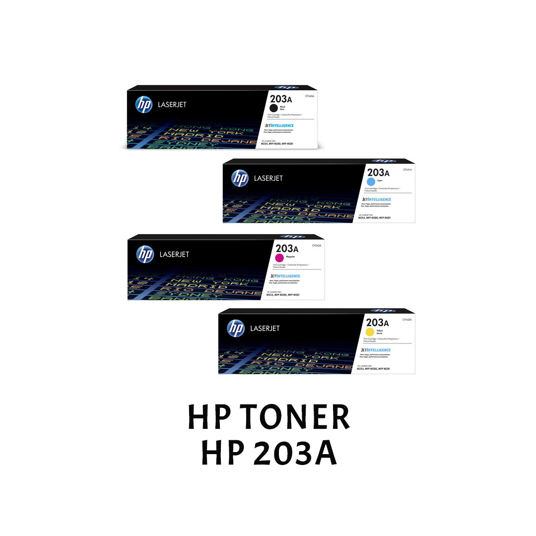 [ORIGINAL] HP Toner HP 203A Black Cyan Magenta Yellow CF540A CF541A CF542A CF543A