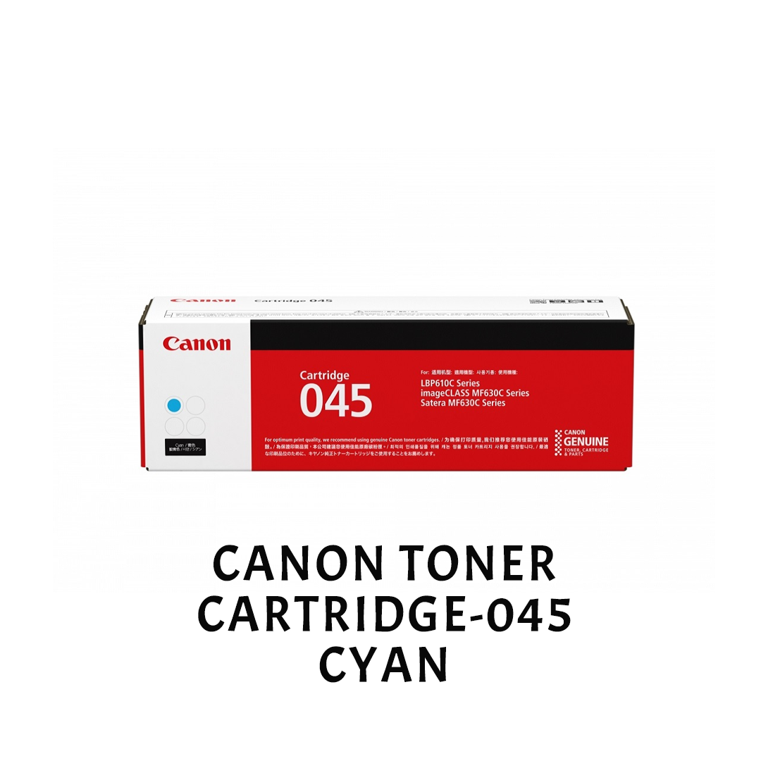 [ORIGINAL] Canon Toner Cartridge 045 / 045H Black Cyan Magenta Yellow