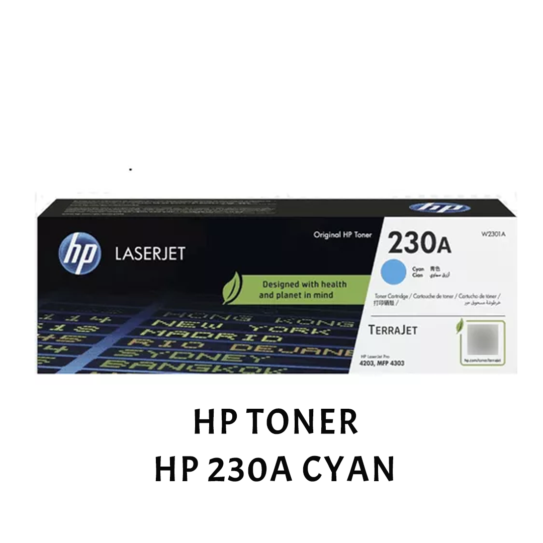 [ORIGINAL] HP Toner Cartridge 230A Black Cyan Magenta Yellow Toner W2300A W2301A W2302A W2303A