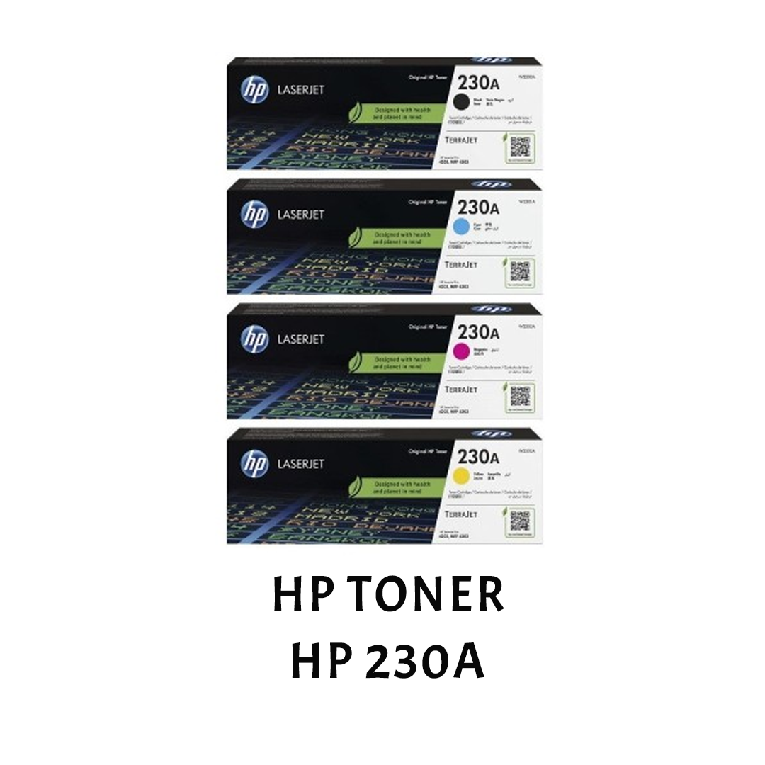 [ORIGINAL] HP Toner Cartridge 230A Black Cyan Magenta Yellow Toner W2300A W2301A W2302A W2303A