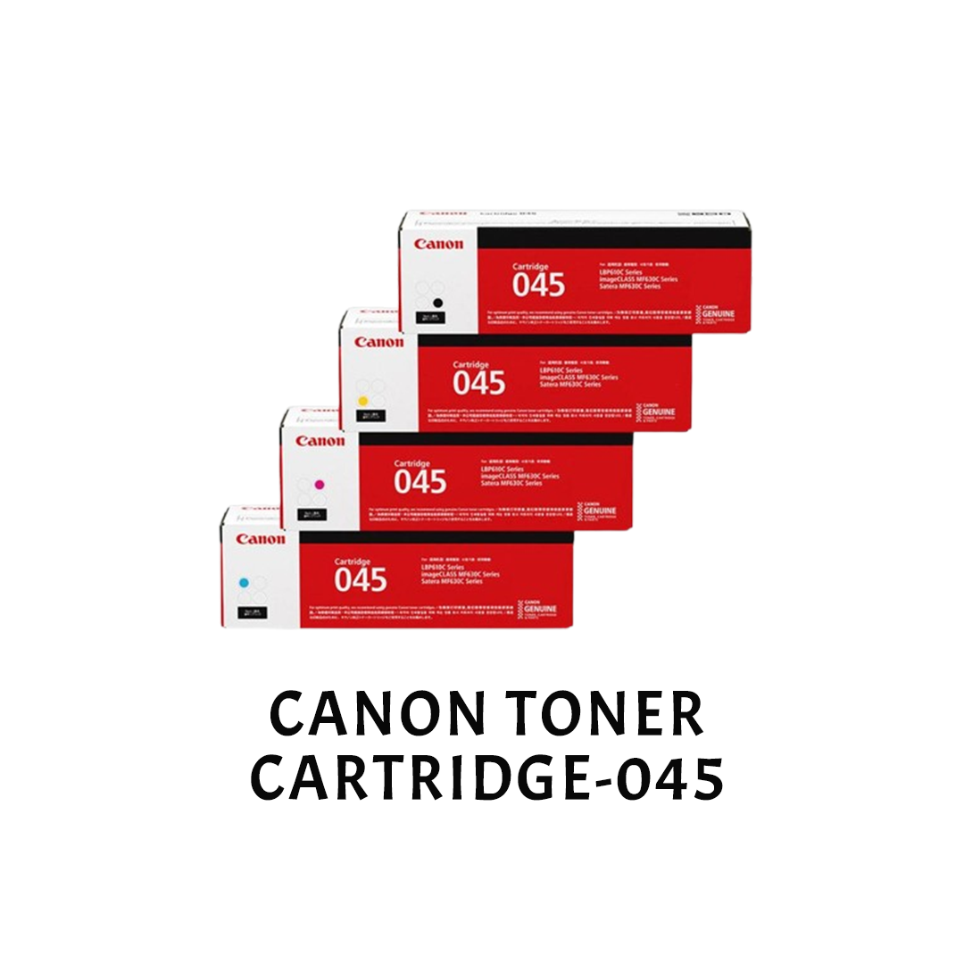 [ORIGINAL] Canon Toner Cartridge 045 / 045H Black Cyan Magenta Yellow