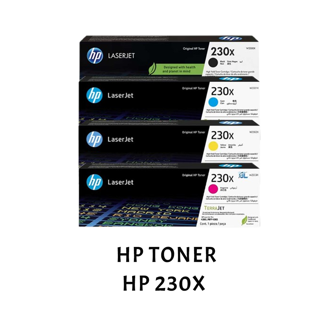 [ORIGINAL] HP Toner Cartridge 230X Black Cyan Magenta Yellow W2300X W2301X W2302X W2303X