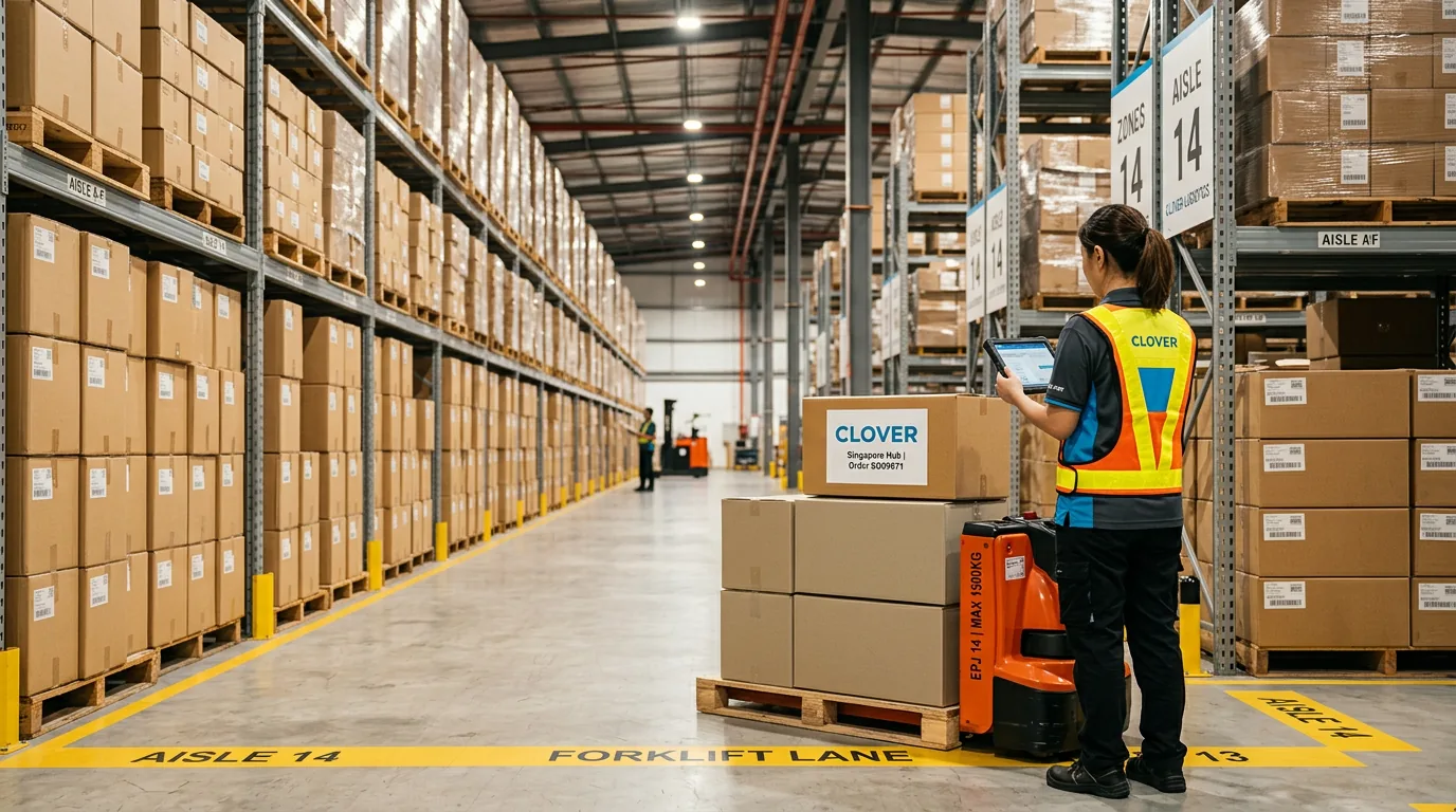 Warehouse and delivery