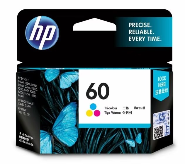[ORIGINAL] HP Ink Cartridge 60 Black / Tri-color CC640WA CC643WA