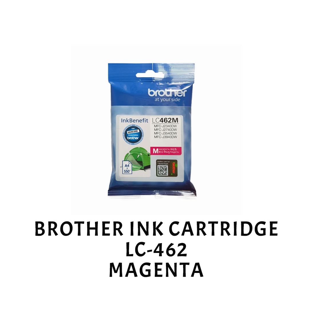 [ORIGINAL] Brother LC462 Black Cyan Magenta Yellow Ink Cartridge