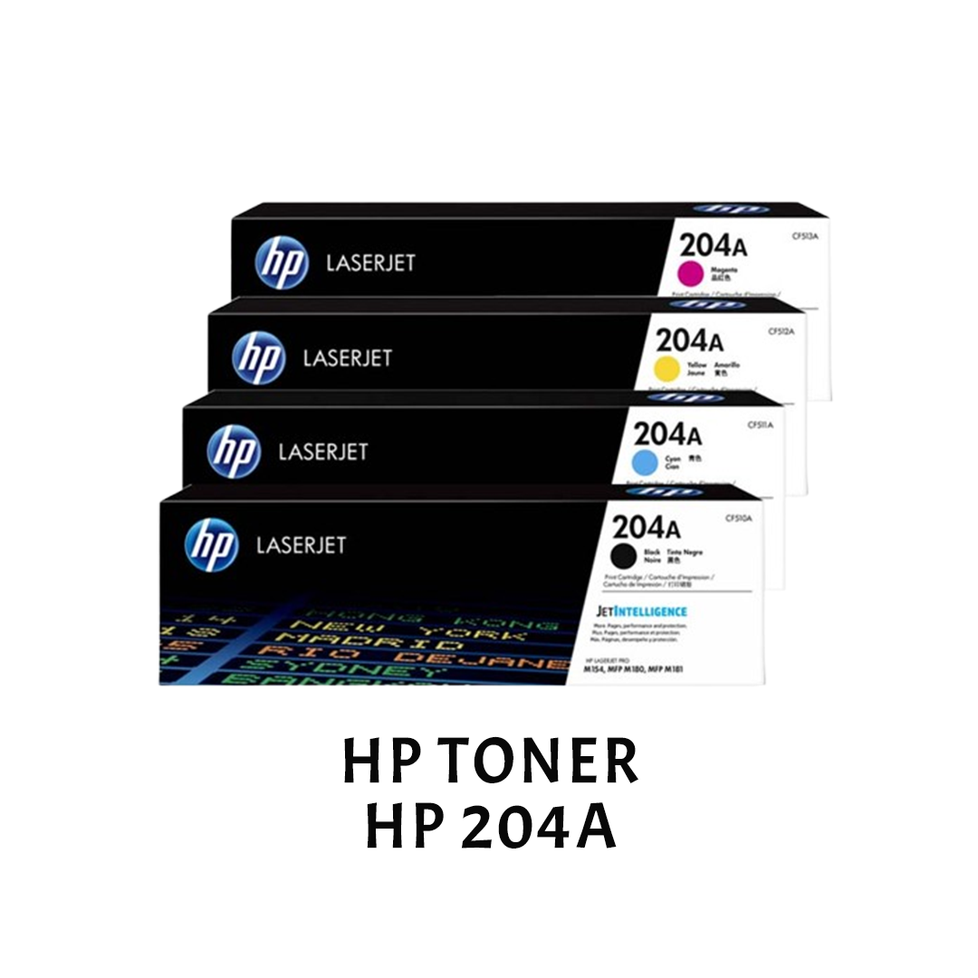 [ORIGINAL] HP Toner 204A Black Cyan Magenta Yellow CF510A CF511A CF512A CF513A