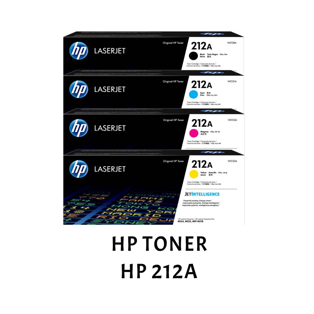 [ORIGINAL] HP Toner Cartridge 212A Black Cyan Magenta Yellow W2120A W2121A W2122A W2123A