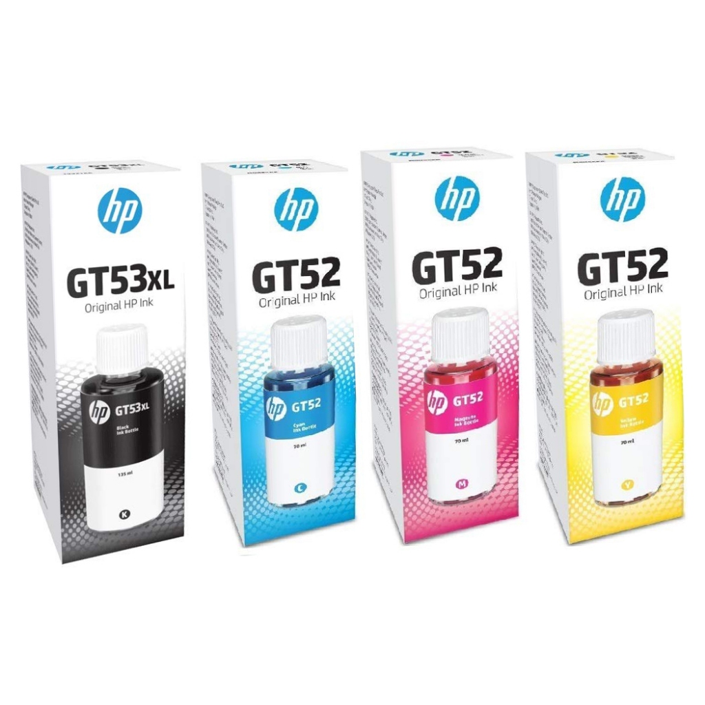 [ORIGINAL] HP Ink Cartridge GT53XL Black & GT52 Cyan Magenta Yellow 1VV21AA M0H54A M0H55A M0H56A