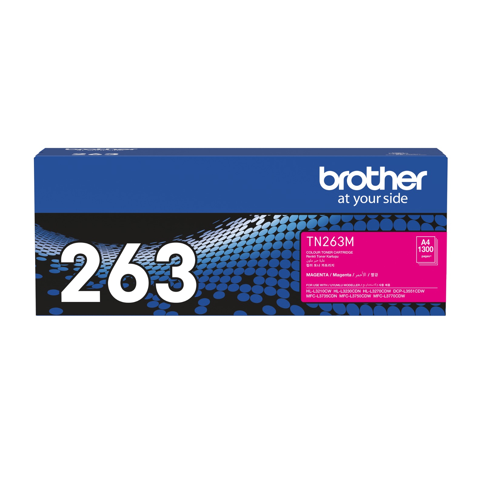 [ORIGINAL] Brother Toner Cartridge TN-263 Black Cyan Magenta Yellow 