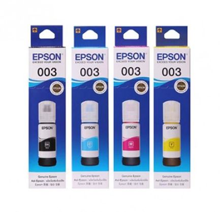 Epson Ink bottle 003 / C13T00V100 Black / C13T00V200 Cyan / C13T00V300 Magenta / C13T00V400 Yellow [ORIGINAL]