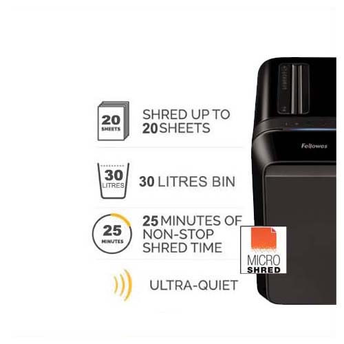 Fellowes LX221  Micro-Cut Paper shredder