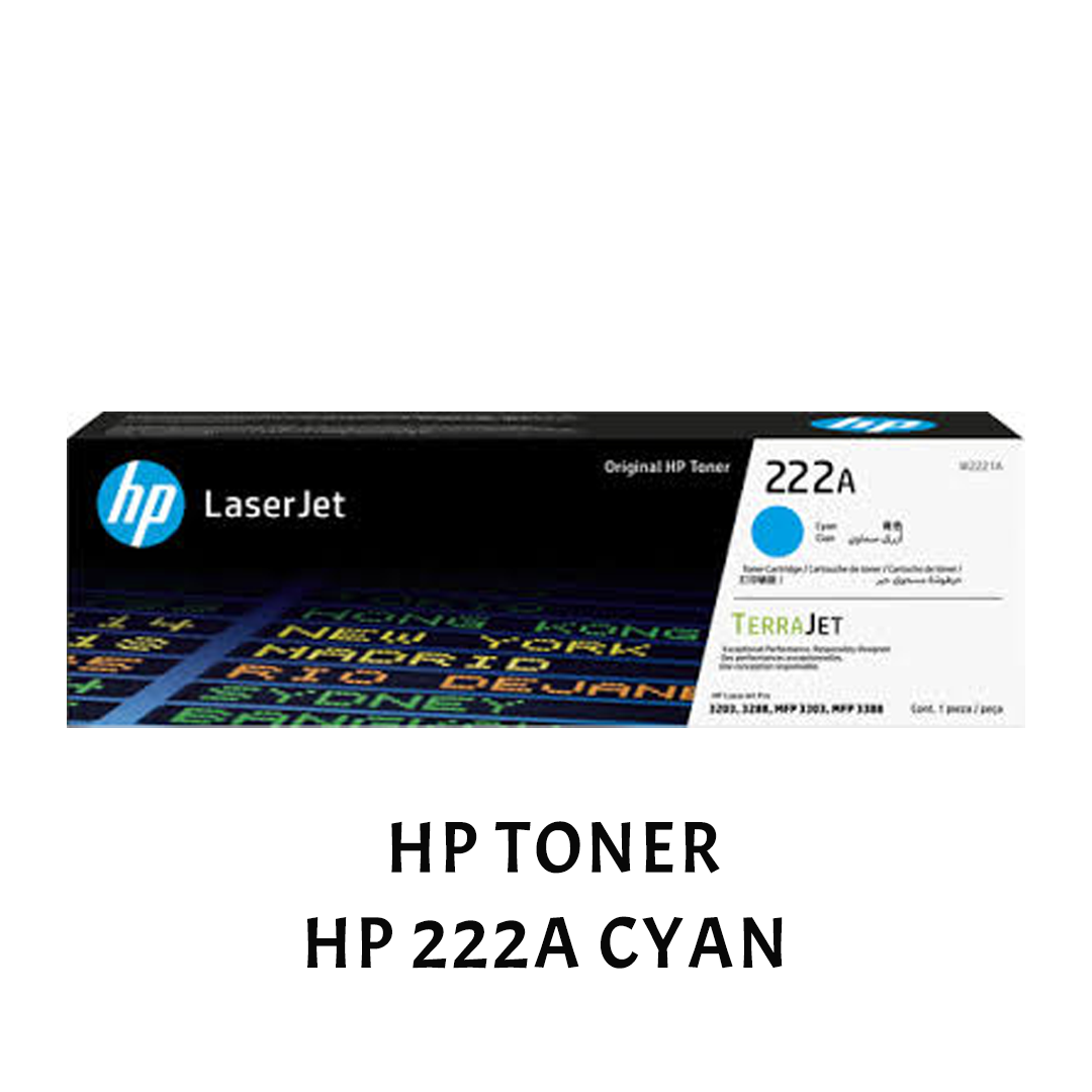 [ORIGINAL] HP Toner Cartridge 222A Black Cyan Magenta Yellow W2220A W2221A W2222A W2223A