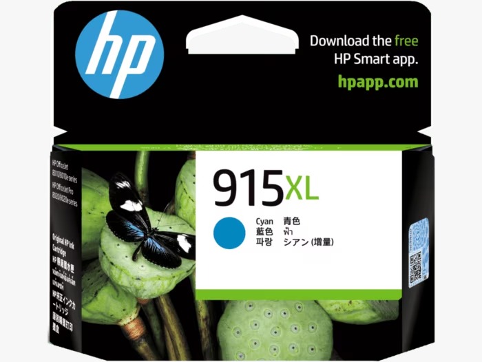 HP 915 / 915XL Black Cyan Magenta Yellow Ink Cartridge [ORIGINAL]