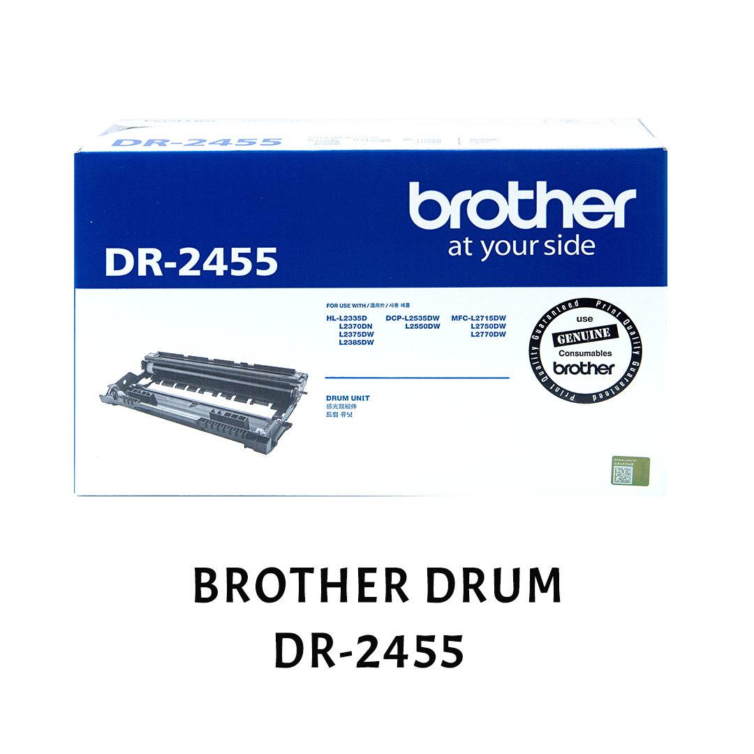 [Original] Brother Toner Cartridge TN-2460 & TN-2480 & Drum DR-2455