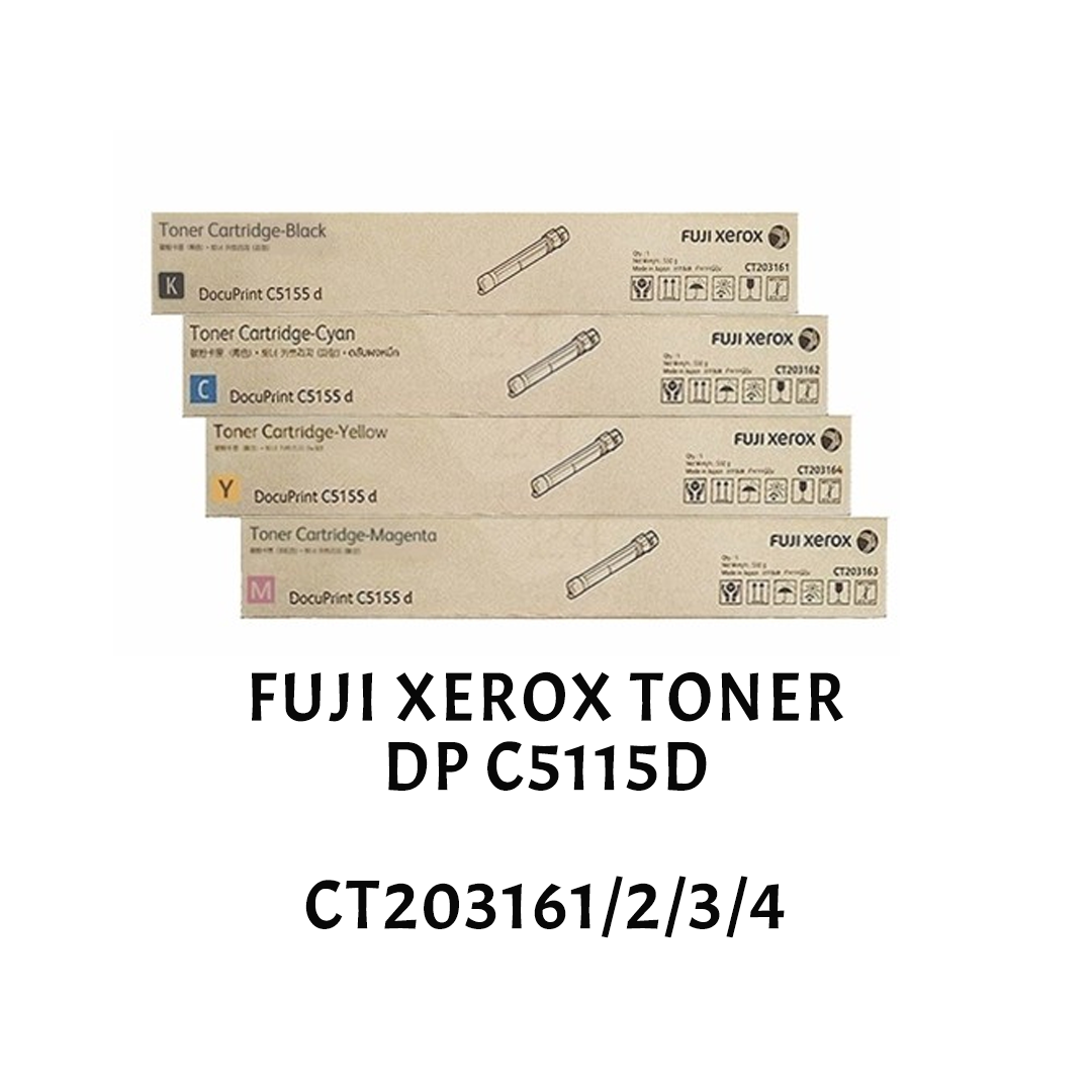 [ORIGINAL] Fujifilm Fuji Xerox Toner Cartridge CT203161 CT203162 CT203163 CT203164