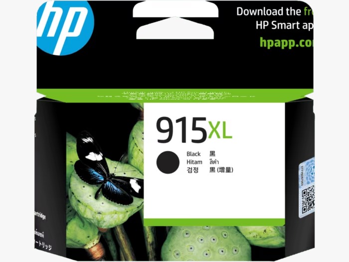 HP 915 / 915XL Black Cyan Magenta Yellow Ink Cartridge [ORIGINAL]
