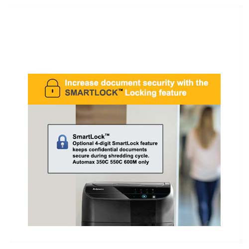 Fellowes AutoMax™ 600M Micro Cut Shredder