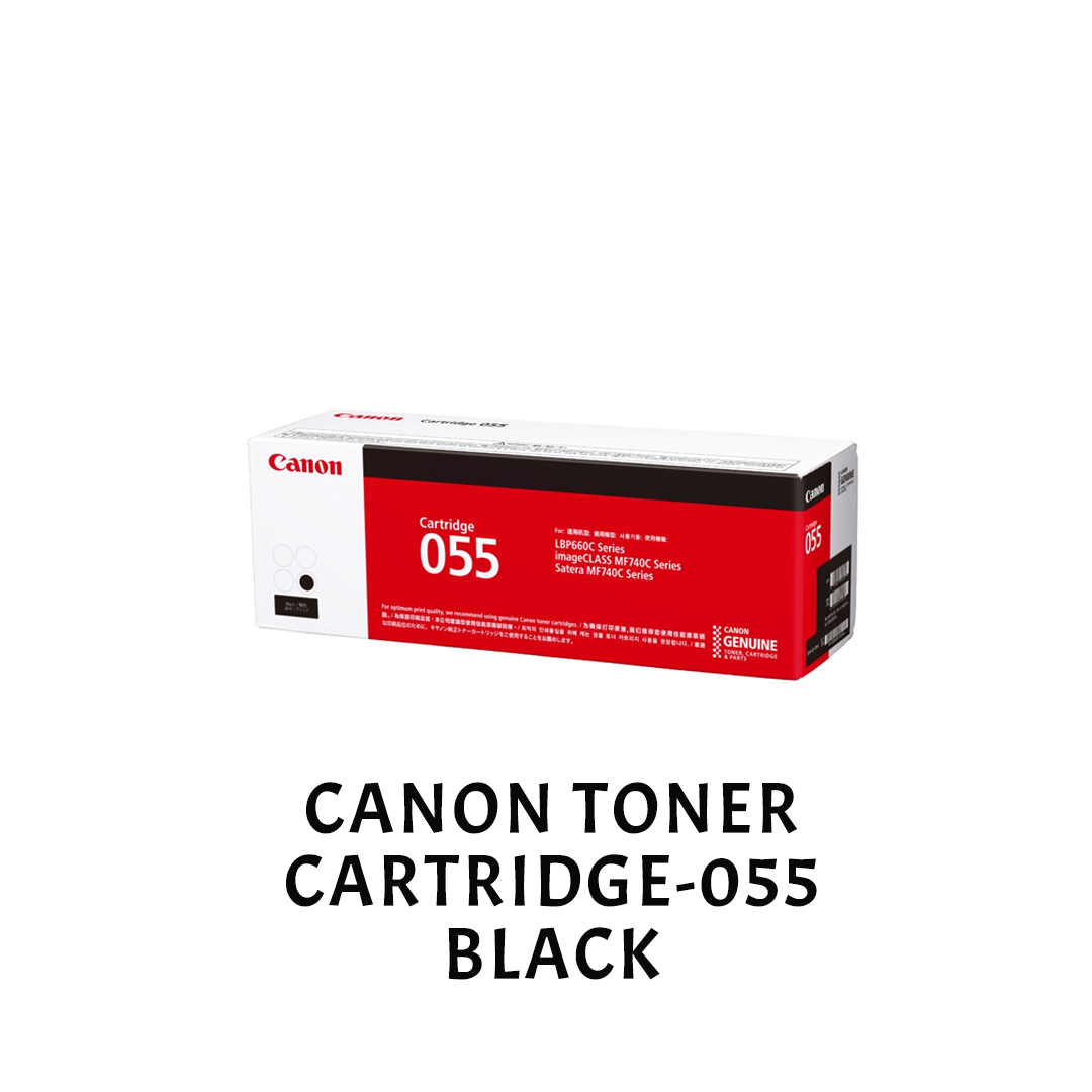 [ORIGINAL] Canon Toner Cartridge 055 Black Cyan Magenta Yellow