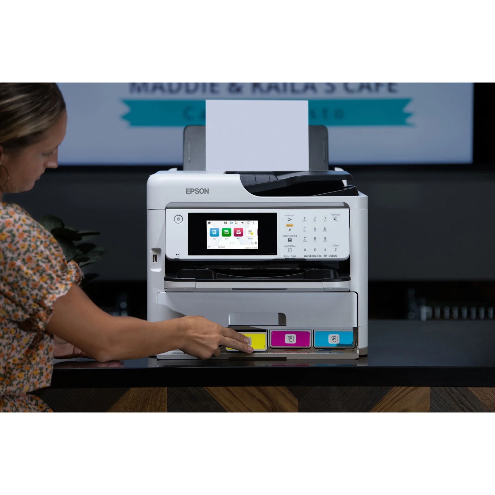 Epson WorkForce Pro WF-C5890 A4 Colour Multifunction Printer