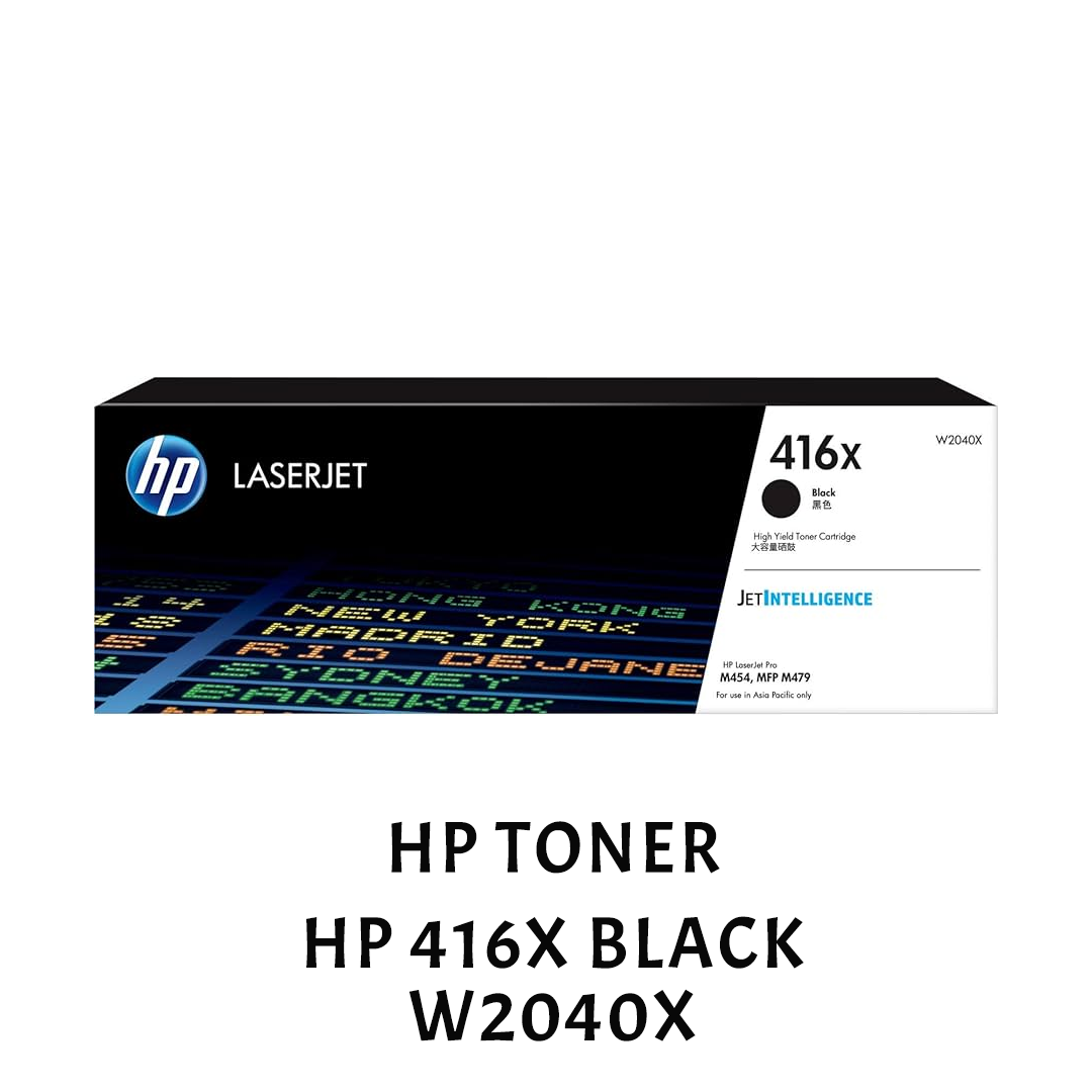 [ORIGINAL] HP Toner HP 416X Black Cyan Magenta Yellow W2040X W2041X W2042X W2043X