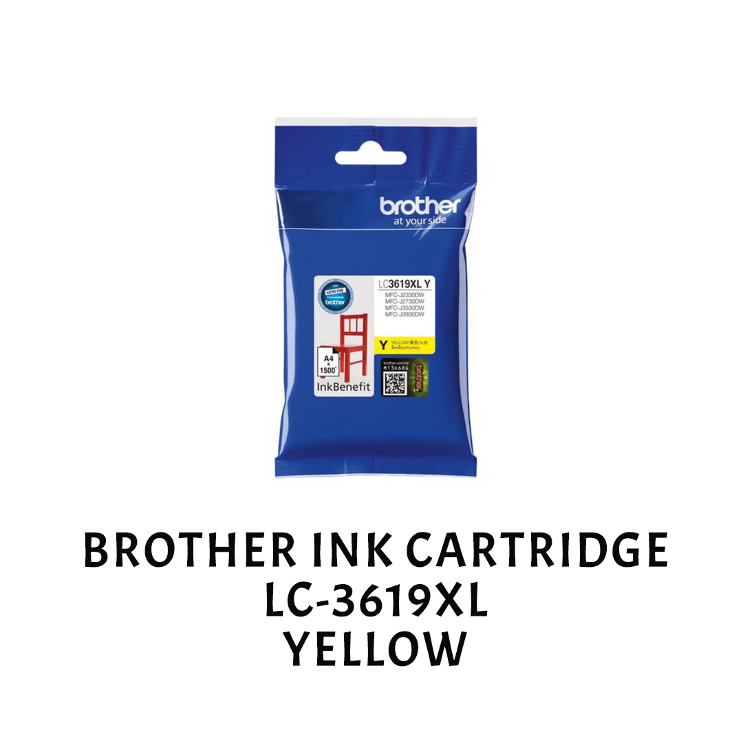 [ORIGINAL] Brother Ink Cartridges LC3619XL LC 3619 XL LC-3619XL Black Cyan Magenta Yellow