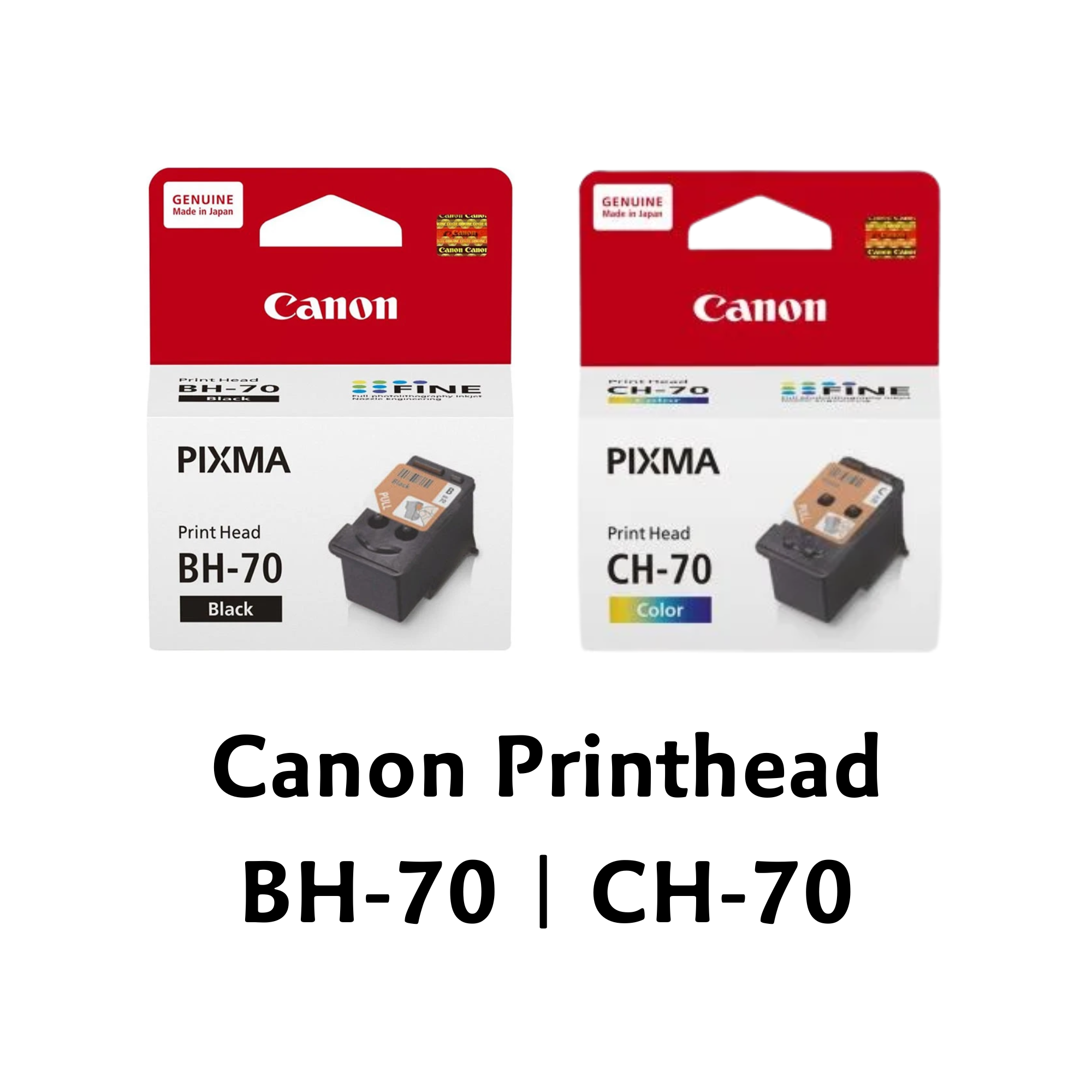 [ORIGINAL] Canon BH-70 / CH-70 Black & Color Printhead Cartridge