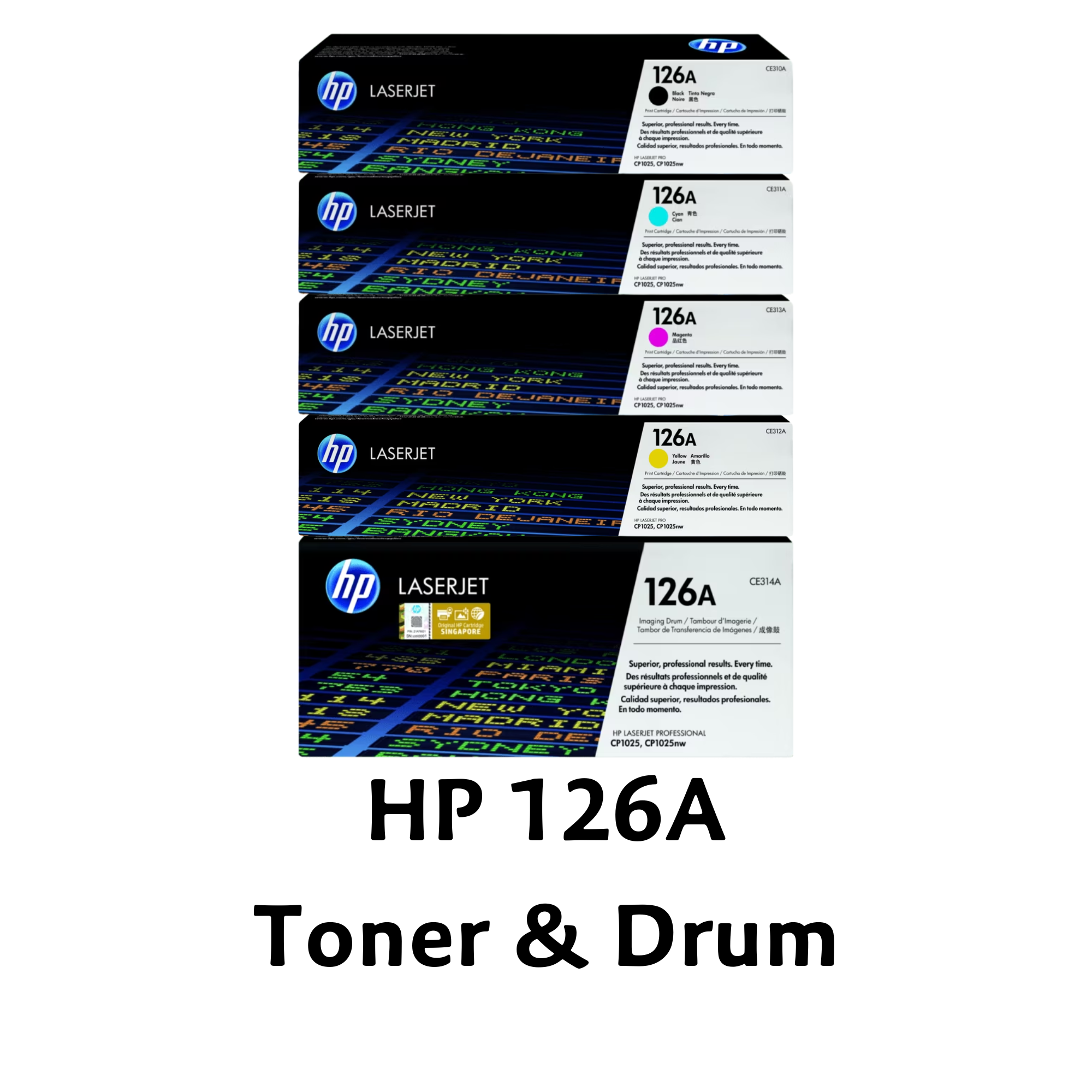 [ORIGINAL] HP 126A Toner Cartridge & Drum