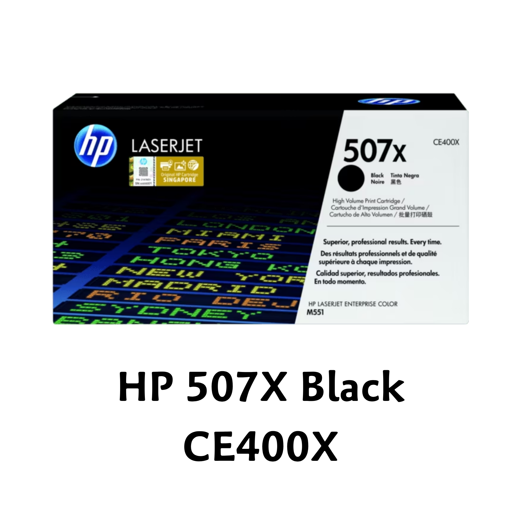 [ORIGINAL] HP 507A / 507X Toner Cartridge