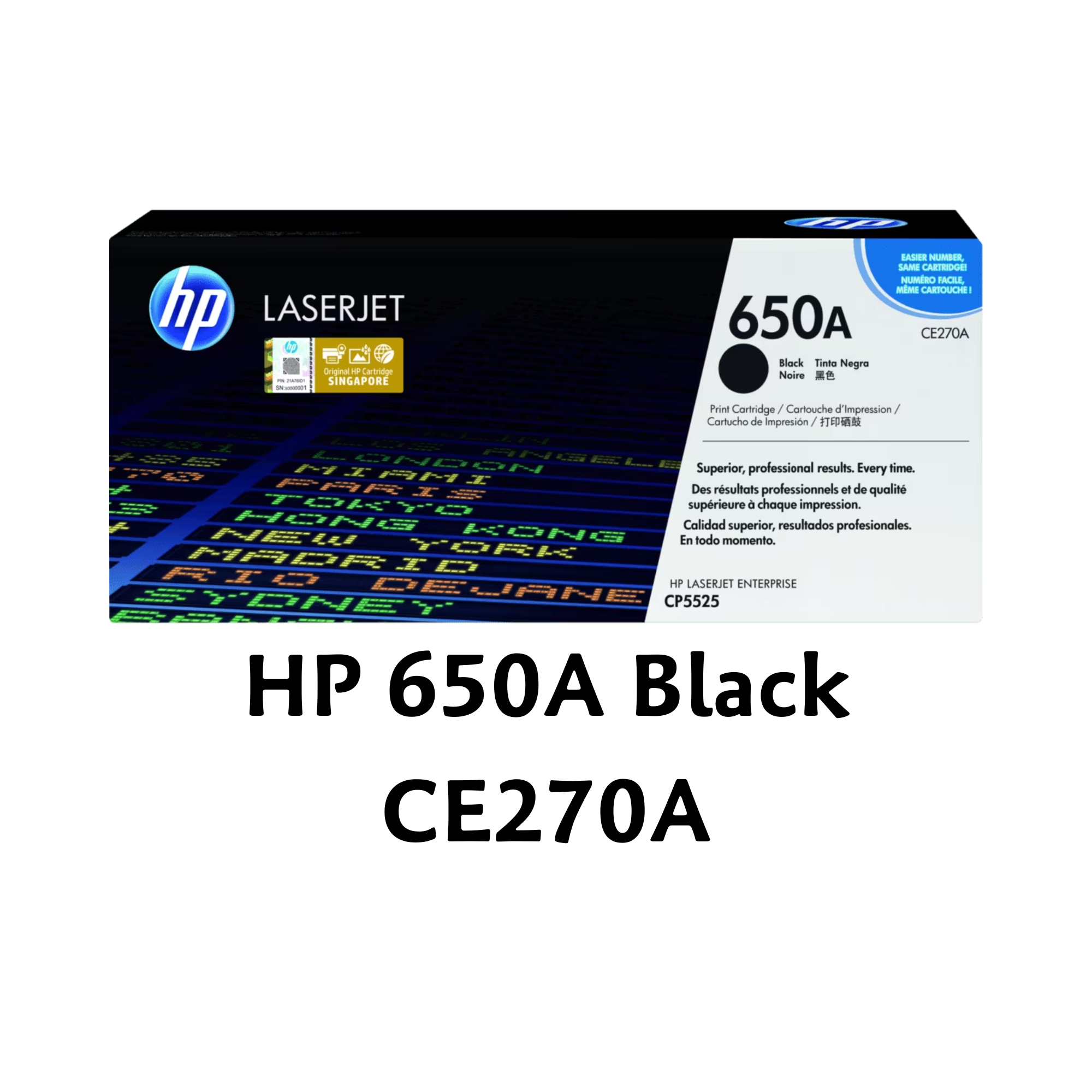 [ORIGINAL] HP 650A Toner Cartridge