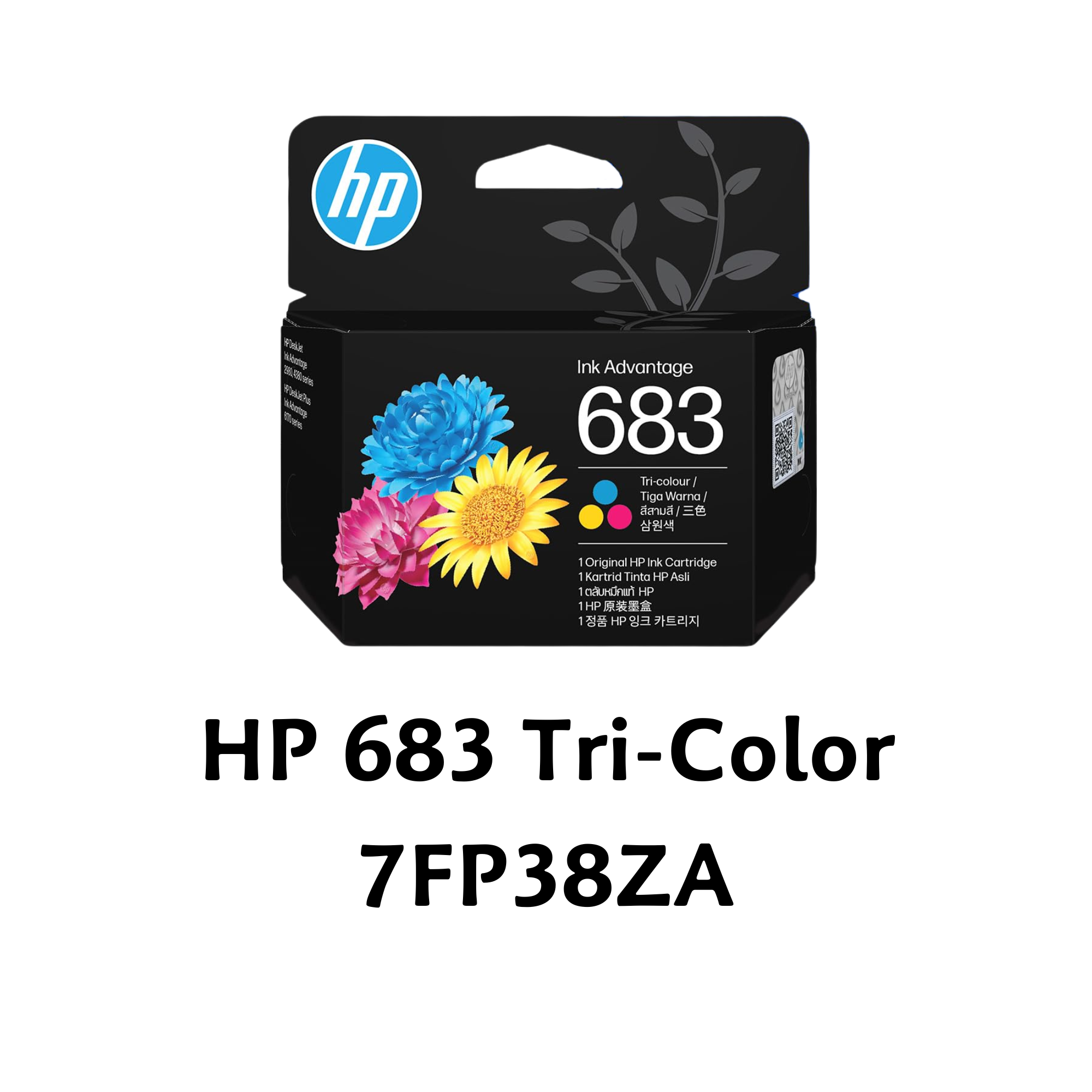 [ORIGINAL] HP 683 Black & Tri-Color Ink Cartridge