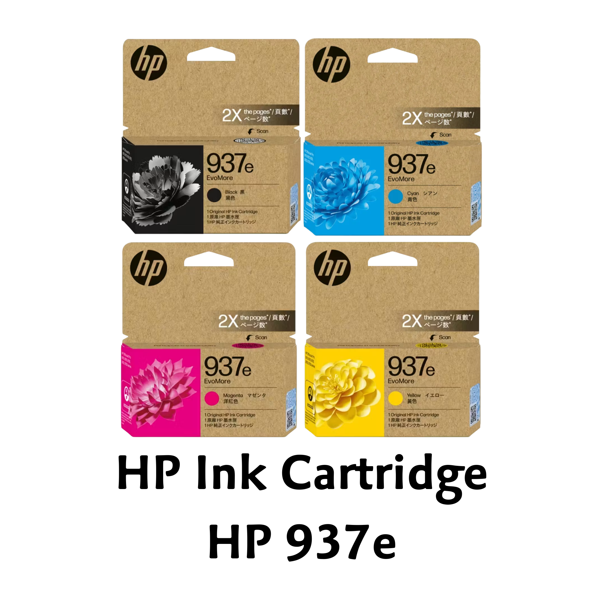 [ORIGINAL] HP 937e EvoMore Ink Cartridge