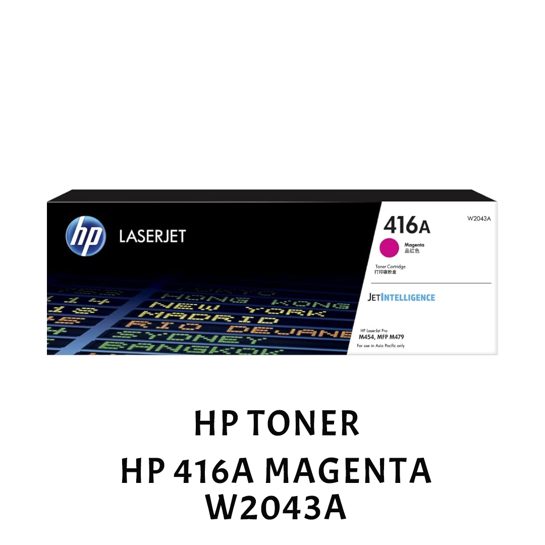 [ORIGINAL] HP Toner Cartridge 416A Black Cyan Magenta Yellow W2040A W2041A W2042A & W2043A