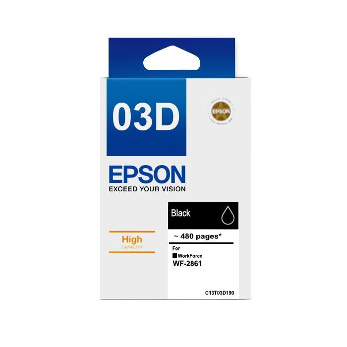 Epson Ink T03C 03C / C13T03C190 Bk / C13T03C290 Cyan / C13T03C390 Mag / C13T03C490 Yel / T03D 03D C13T03D190 [ORIGINAL]