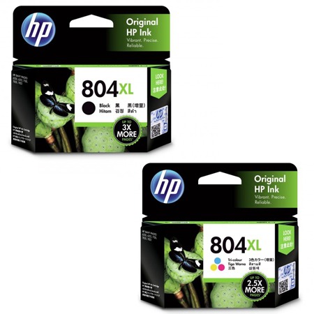 [ORIGINAL] HP Ink Cartridge HP 804/804XL Black Tri-color