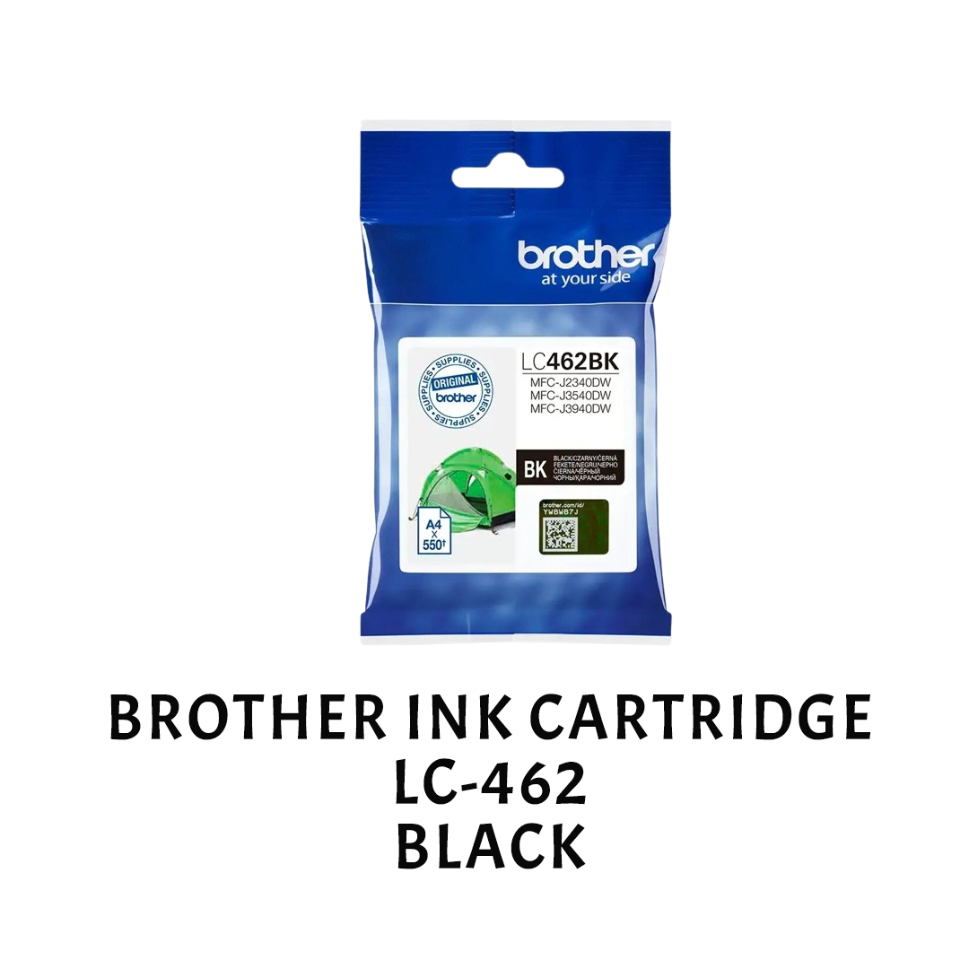 [ORIGINAL] Brother LC462 Black Cyan Magenta Yellow Ink Cartridge