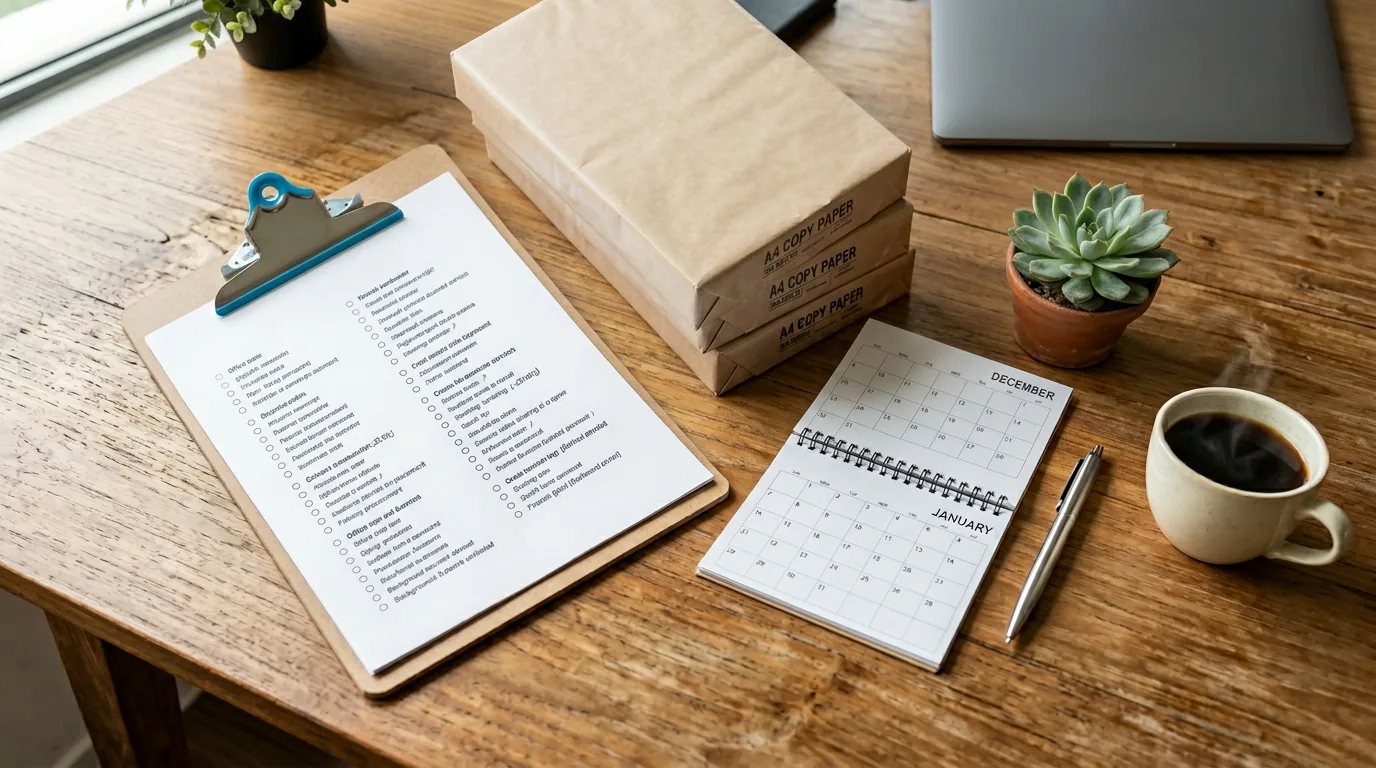 Year-End Office Supplies Checklist for Singapore Procurement Teams