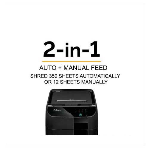 Fellowes AutoMax™ 350C Cross Cut Shredder